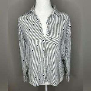 Current air button down blouse